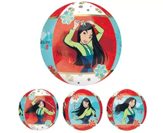 Fóliový balónek - Mulan, 38x40 cm