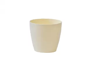 Plastový květináč Aga 95 mm, krémový
