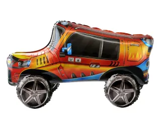 Jeep 3D fóliový balón, 89x45x37 cm