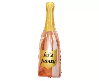 Fóliový balónek Champagne, růžové zlato