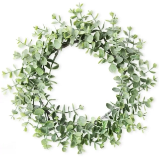 Věnec eucalyptus umělý 25cm