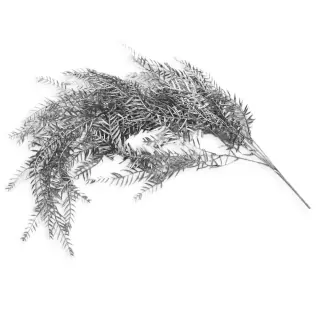 Závěs zeleň pvc 88cm stříbrná