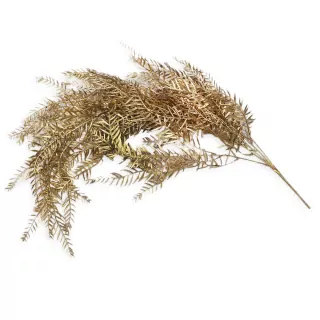 Závěs zeleň pvc 88cm zlatá