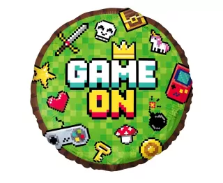 Fóliový balónek Game On, 45 cm
