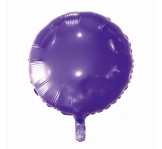 Kulatý fóliový balónek, fialový, 18 palců
