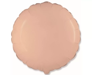 Fóliový balónek světle oranžový, 48 cm (volný)