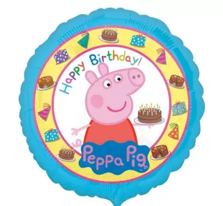 Narozeninový fóliový balónek, prasátko Peppa