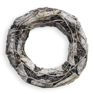 Kruh kůra pr.30cm šedá