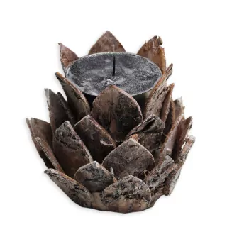 Svícen kůra 14cm