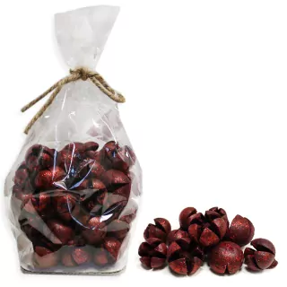 Dekorační plody cypřiš 180g červená