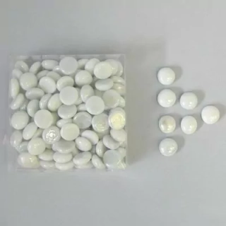 Nugety sklo 600g bílé
