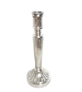Svícen sklo 20cm antik