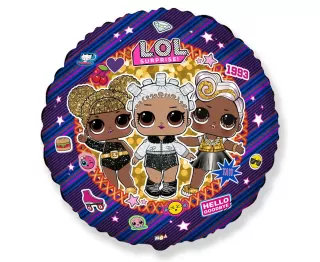 Fóliový balónek LOL Surprise Dolls, 48 cm (volný)