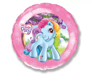 Fóliový balónek My Little Pony, kulatý, 48 cm (volný)