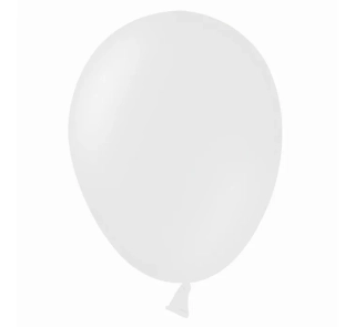 Balónek G220 GIGANT, pastelově bílá koule, 75cm