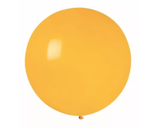 Balón G220 GIGANT, pastelová koule tmavě žlutá, 75cm