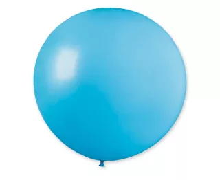 Balónek G30, pastelově modrá koule, 80 cm