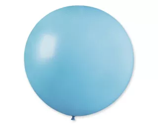 Balón G30, pastelová koule světle modrá, 80cm (makronka)