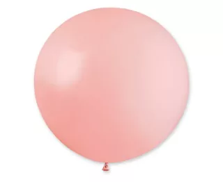 Balón G30, pastelová koule světle růžová, 80cm (makronka)