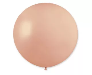 Balón G30, pastelově mlhavě růžová koule, 80cm