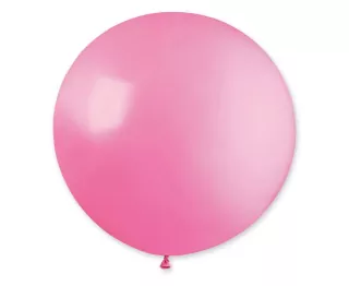 Balónek G30, pastelově růžová koule, 80 cm
