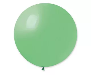 Balónek G30, mátově zelená pastelová kulička, 80cm (makronka)