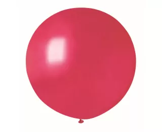 Balón GM220 GIGANT, metalická koule červená, 65cm