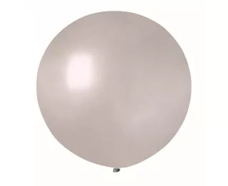 GM220 GIANT balón, metalická koule stříbrná, 65cm