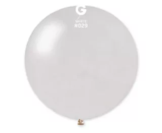Balón GM30, kulička kovová 80cm - bílá 29
