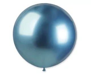 Balónová koule chrom modrá, GB30, 80 cm, 1 ks