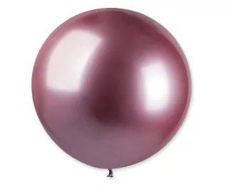 Balónová koule chrom růžová, GB30, 80 cm, 1 ks