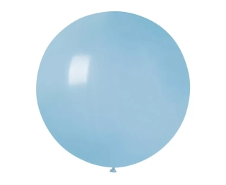 Balón makronka G220 GIGANT, pastelová koule světle modrá, 75cm