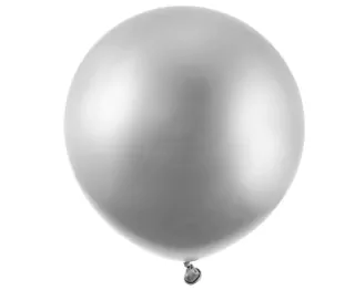 Balónek platinový stříbrný, 61 cm, 1 ks