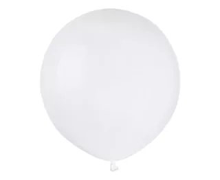 Pastelové balónky Bílá, G150, 48 cm, 50 ks.