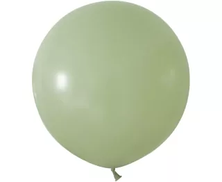 Pastelové balónky Šedo-zelená, 61 cm, 2 ks.
