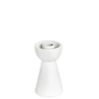 Svícen porcelán 12,3cm bílá