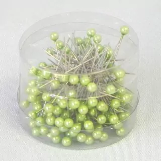 Špendlík kov/pvc 4mm/5cm/144ks sv.zelená