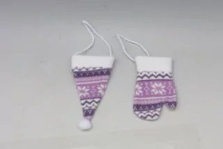 Rukavice, čepice na zavěšení