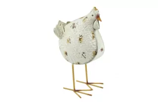 Plechové kuře L 34x21,5x16,5 cm