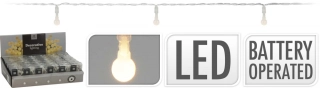 Světelný řetěz kuličky 10 LED, délka 120 cm