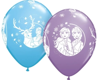 Balónky Frozen, mix vzorů, 6 ks. 11"