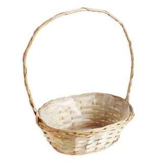 Koš s uchem proutí 30x24V12/42cm