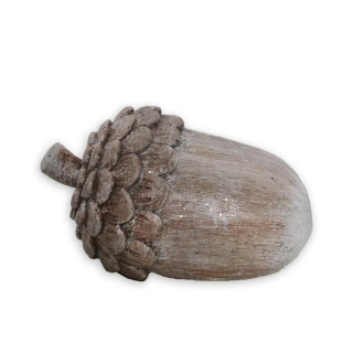 Žalud polyresin 8cm krém