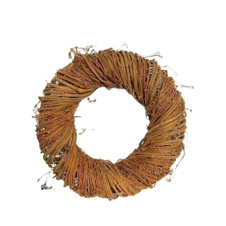 Kruh ratan25/7cm hnědá