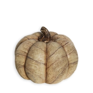 Dýně polyresin 11,4cm dekor dřevo