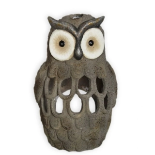 Sova svícen keramika 20cm