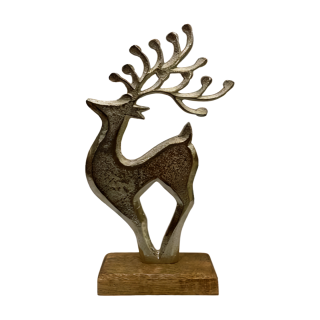Jelen kov/dřevo 22,5cm