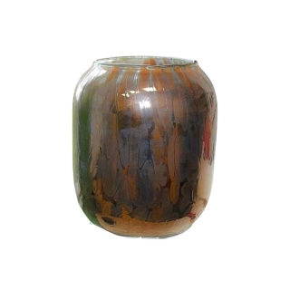 Obal sklo pr.10V12cm hnědá