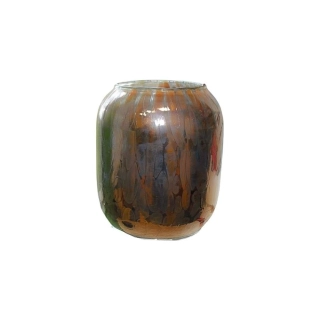 Obal sklo pr.8V7cm hnědá
