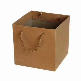 Taška karton 16cm kraft